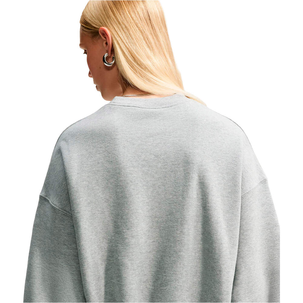 Nike sudadera mujer W NK STDO FLC MW OS CROP CREW vista detalle