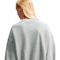 Nike sudadera mujer W NK STDO FLC MW OS CROP CREW vista detalle