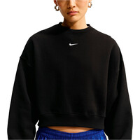 Nike sudadera mujer W NK STDO FLC MW OS CROP CREW vista detalle