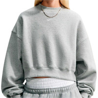 Nike sudadera mujer W NK STDO FLC MW OS CROP CREW vista frontal