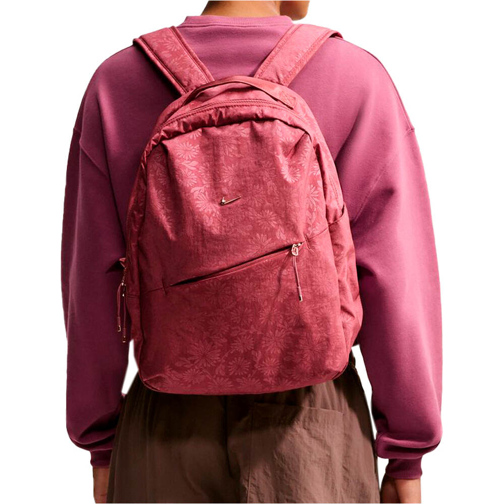 Nike sudadera mujer W NK STDO FLC MW OS CROP CREW vista trasera