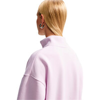 Nike sudadera mujer W NK STDO FLC MW OS CROP QZ 03