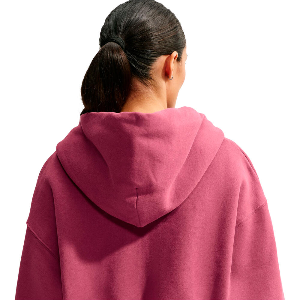 Nike sudadera mujer W NK STDO FLC MW OS CRP FZ HDY 03