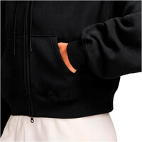 Nike sudadera mujer W NK STDO FLC MW OS CRP FZ HDY vista detalle