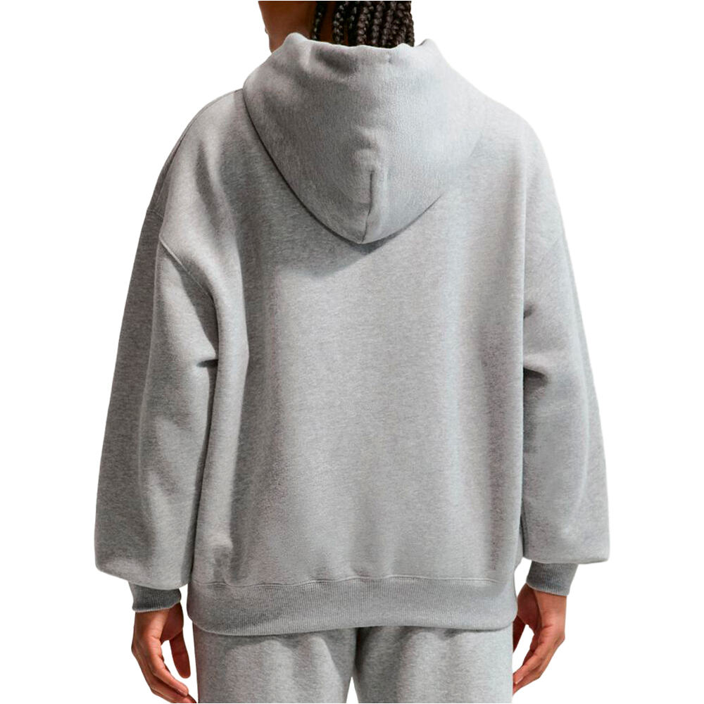 Nike sudadera mujer W NK STDO FLC MW OS FZ HDY vista trasera