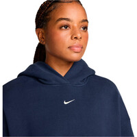 Nike sudadera mujer W NK STDO FLC MW OS PO HDY vista detalle