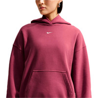 Nike sudadera mujer W NK STDO FLC MW OS PO HDY vista detalle