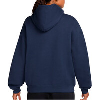 Nike sudadera mujer W NK STDO FLC MW OS PO HDY vista trasera
