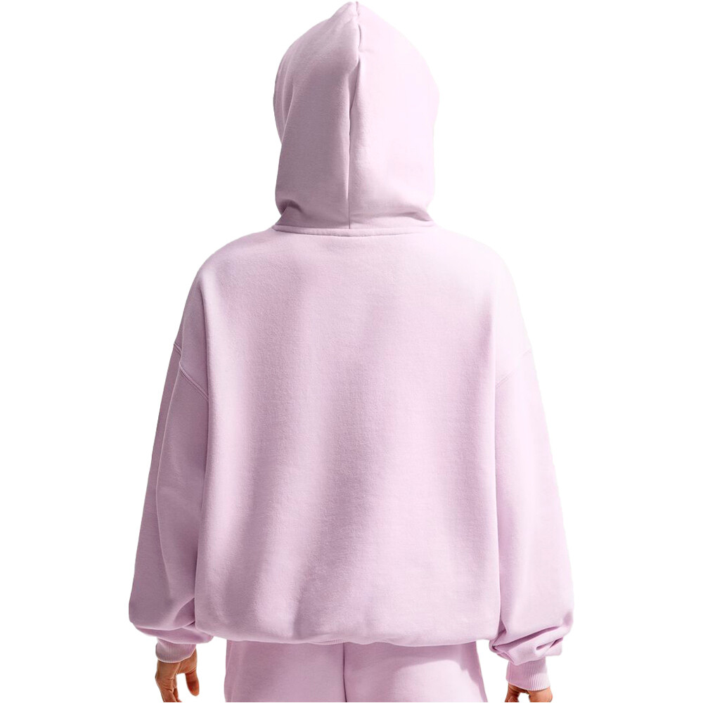 Nike sudadera mujer W NK STDO FLC MW OS PO HDY vista trasera