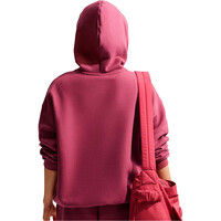 Nike sudadera mujer W NK STDO FLC MW OS PO HDY vista trasera