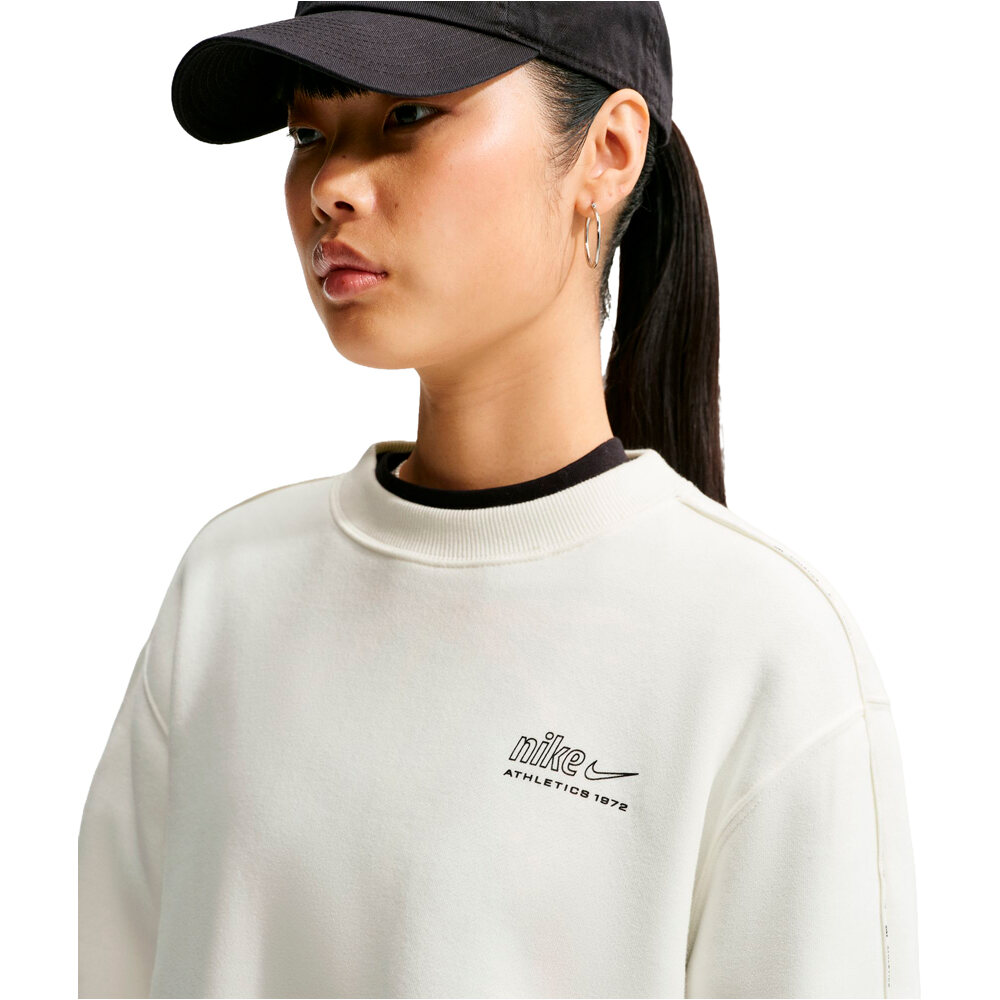 Nike sudadera mujer W NK STDO FLC MW STD AD CREW 04