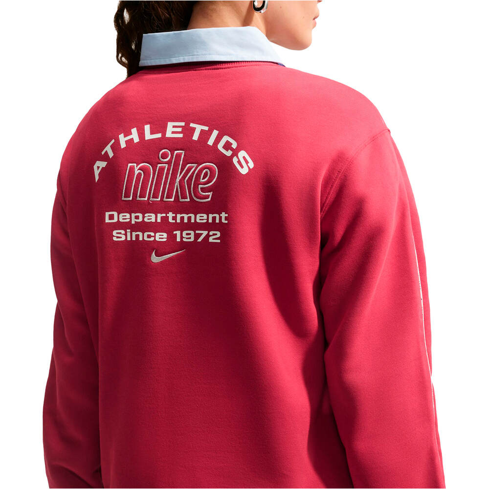 Nike sudadera mujer W NK STDO FLC MW STD AD CREW vista detalle