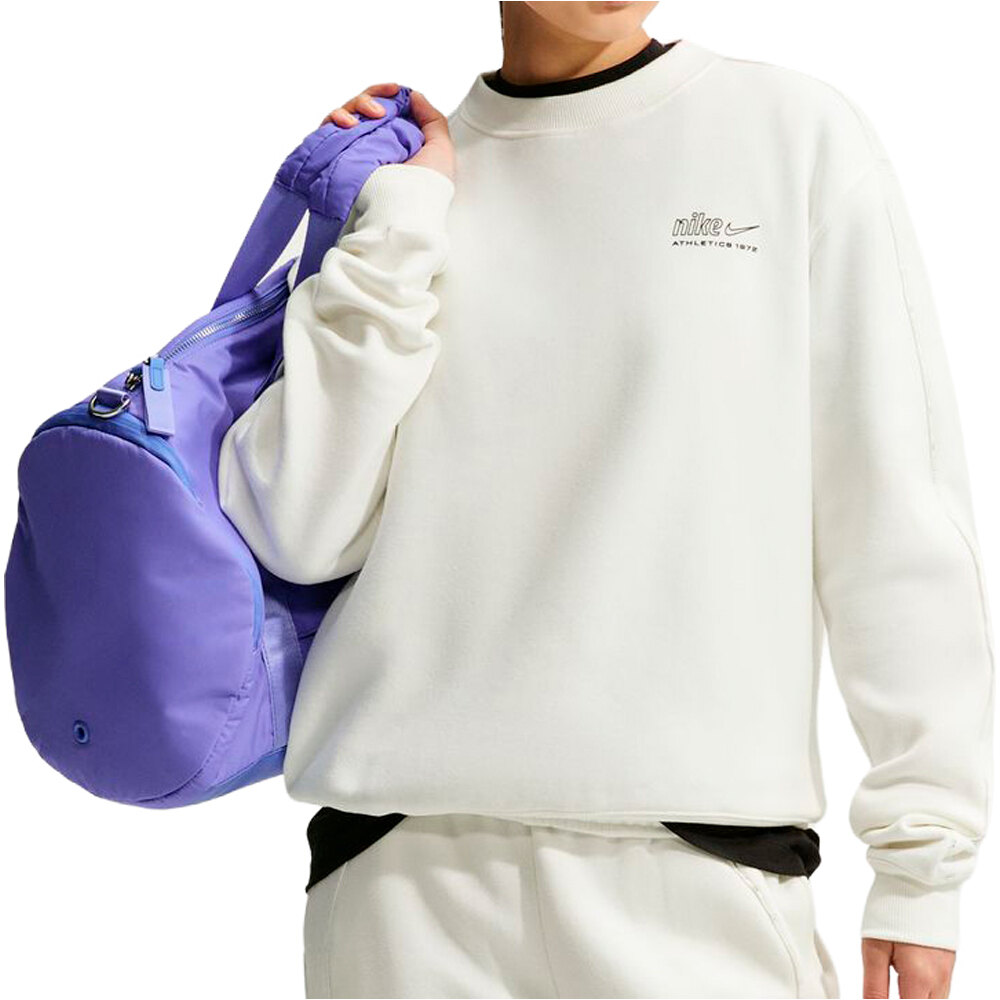 Nike sudadera mujer W NK STDO FLC MW STD AD CREW vista frontal