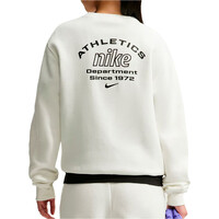 Nike sudadera mujer W NK STDO FLC MW STD AD CREW vista trasera