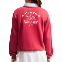 Nike sudadera mujer W NK STDO FLC MW STD AD CREW vista trasera