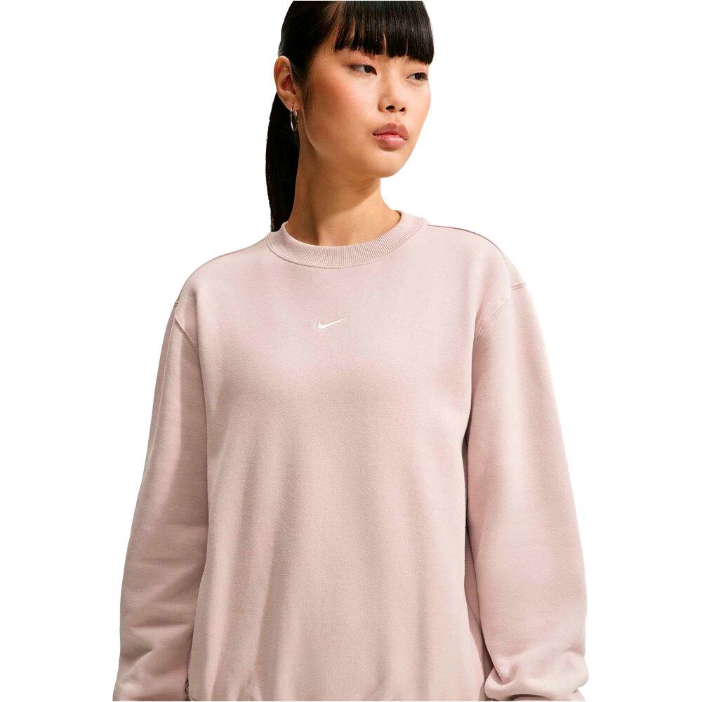 Nike sudadera mujer W NK STDO FLC MW STD CREW vista detalle