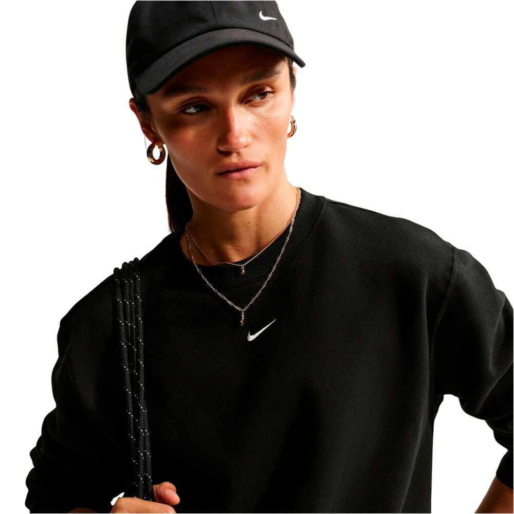 Nike sudadera mujer W NK STDO FLC MW STD CREW vista detalle