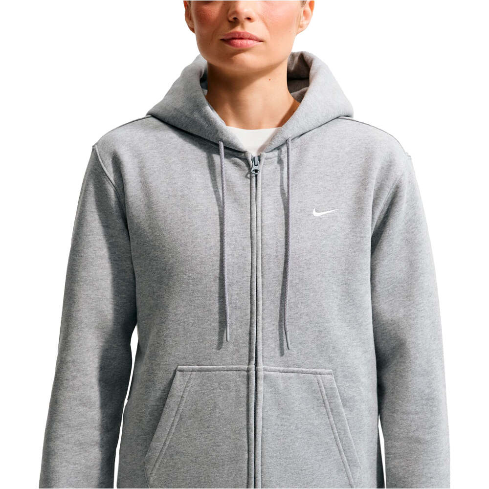 Nike sudadera mujer W NK STDO FLC MW STD FZ HDY vista detalle
