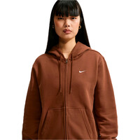 Nike sudadera mujer W NK STDO FLC MW STD FZ HDY vista detalle