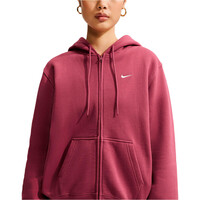 Nike sudadera mujer W NK STDO FLC MW STD FZ HDY vista detalle