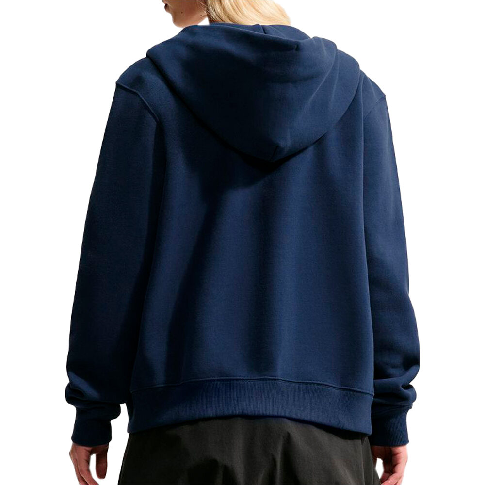 Nike sudadera mujer W NK STDO FLC MW STD FZ HDY vista trasera