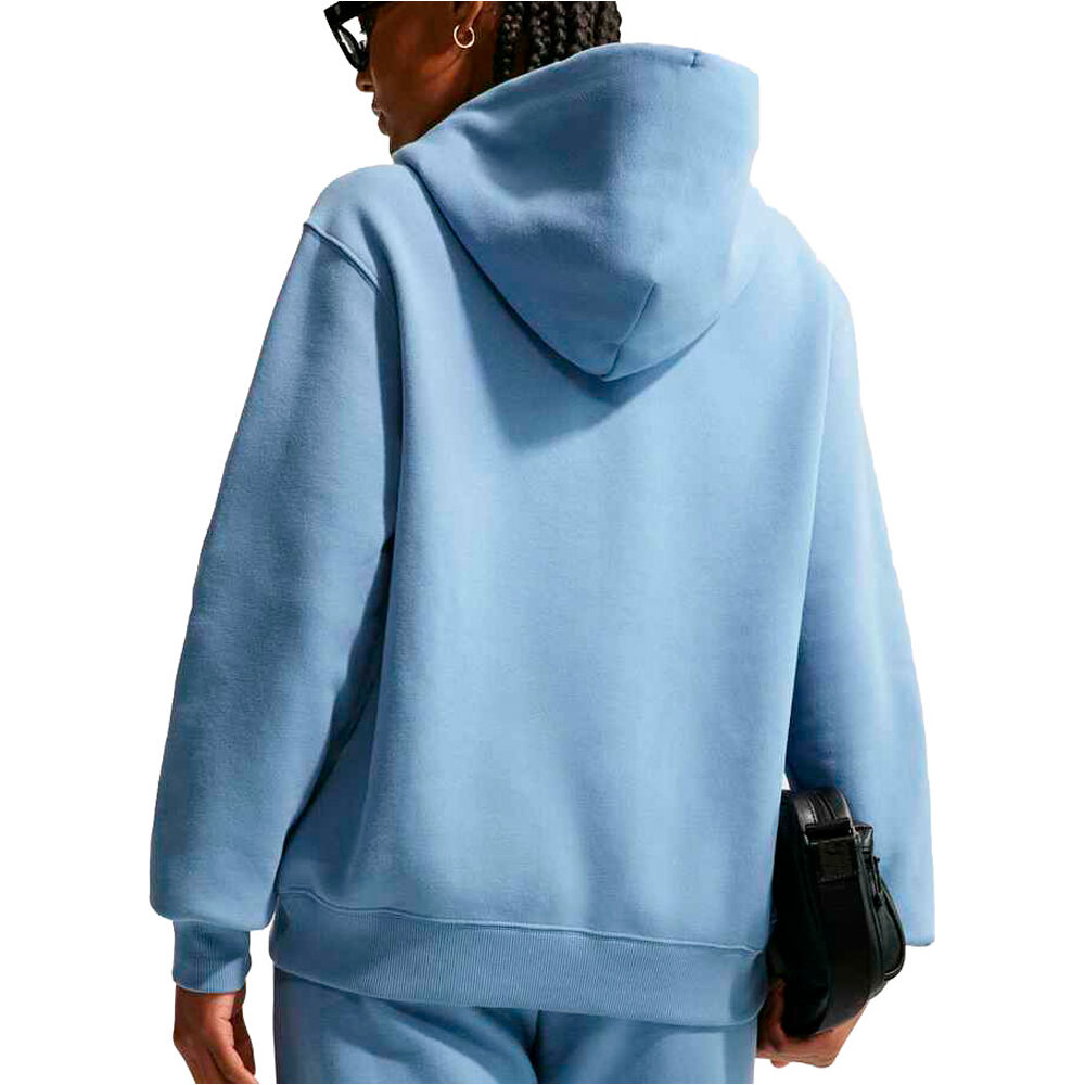 Nike sudadera mujer W NK STDO FLC MW STD FZ HDY vista trasera