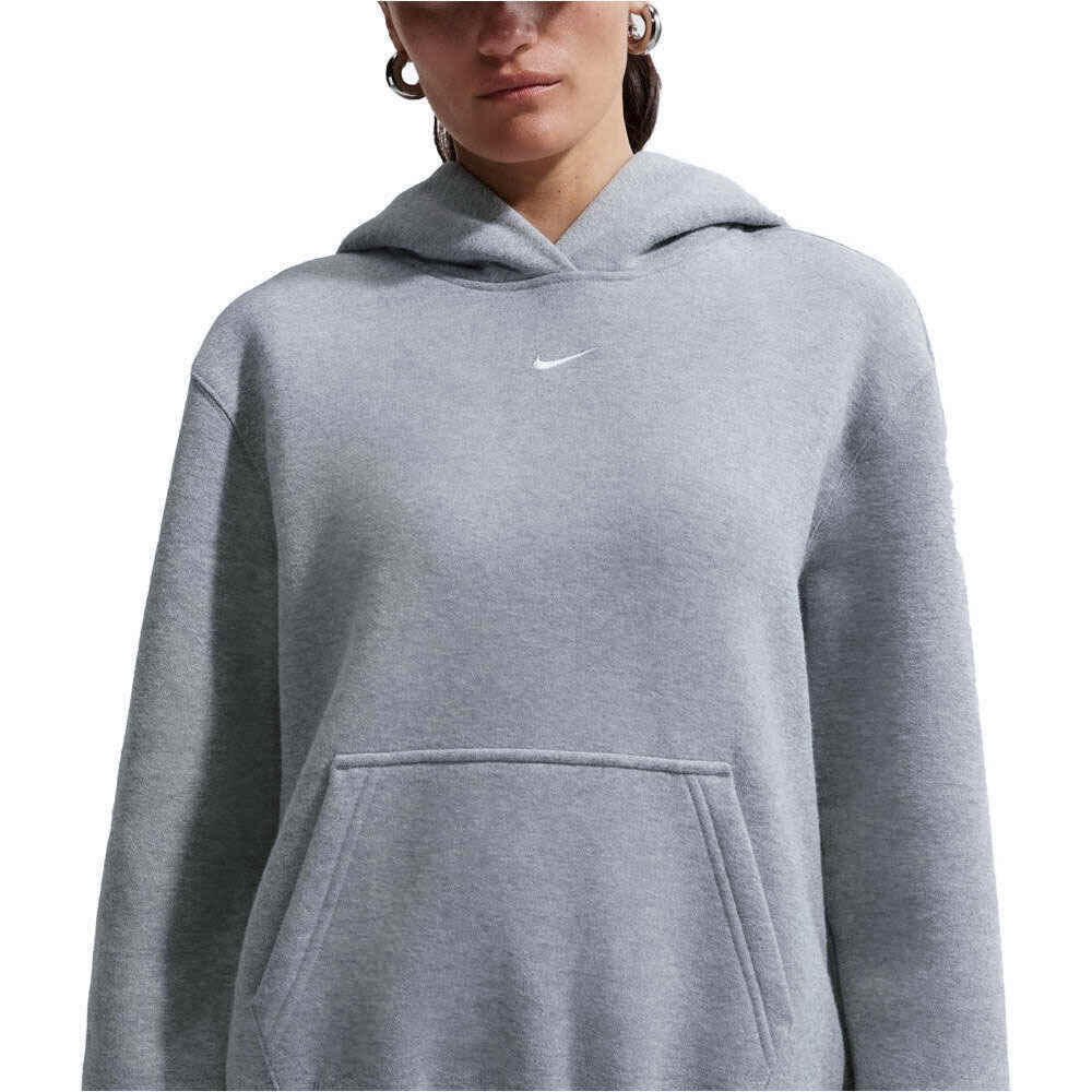 Nike sudadera mujer W NK STDO FLC MW STD PO HDY vista detalle