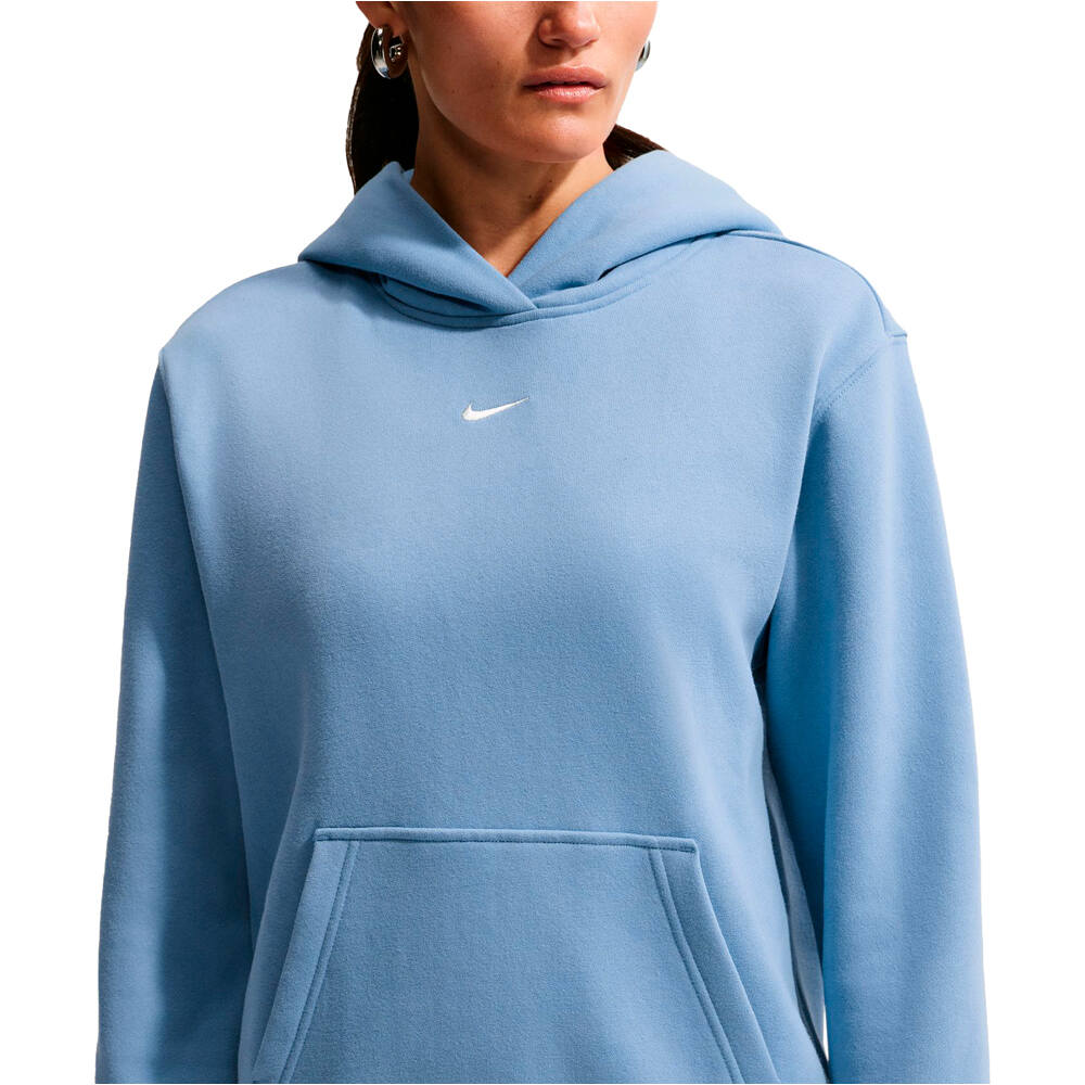 Nike sudadera mujer W NK STDO FLC MW STD PO HDY vista detalle