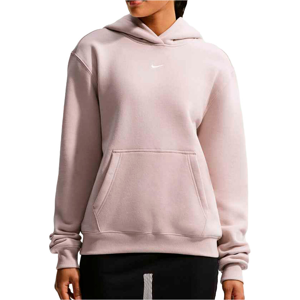 Nike sudadera mujer W NK STDO FLC MW STD PO HDY vista frontal