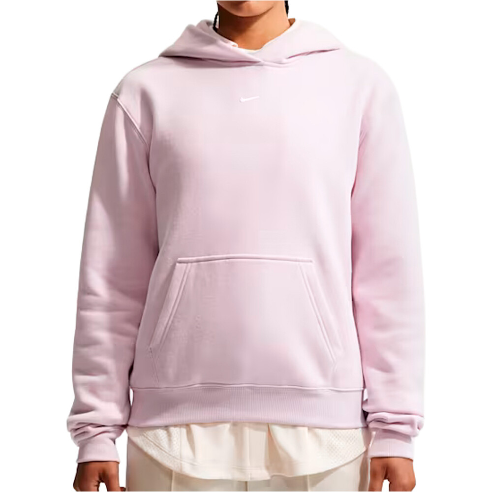 Nike sudadera mujer W NK STDO FLC MW STD PO HDY vista frontal