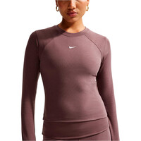 Nike sudadera mujer W NSW CHILL KNIT RIB LS TOP vista detalle