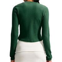 Nike sudadera mujer W NSW CHILL KNT WIDE RIB CARDI vista trasera