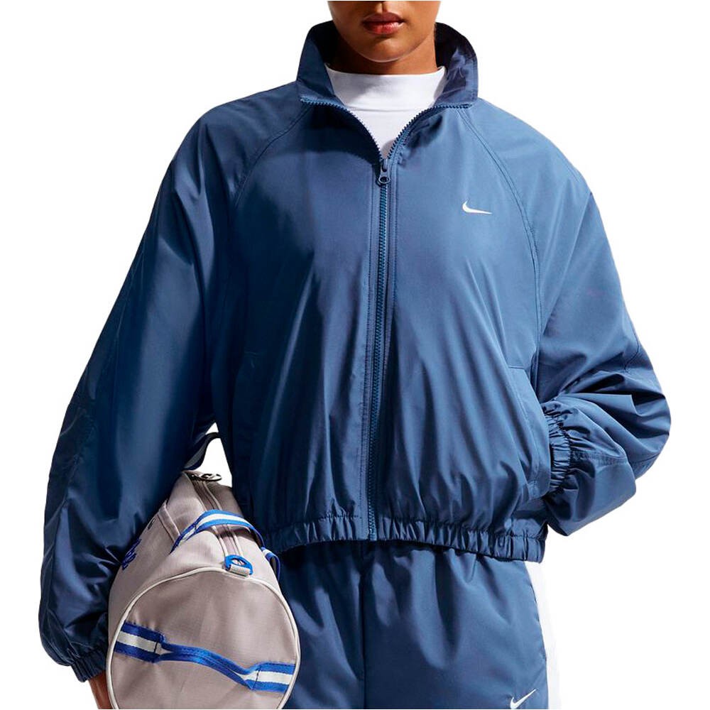 Nike sudadera mujer W NSW CLSSC UV TRACK JKT vista frontal