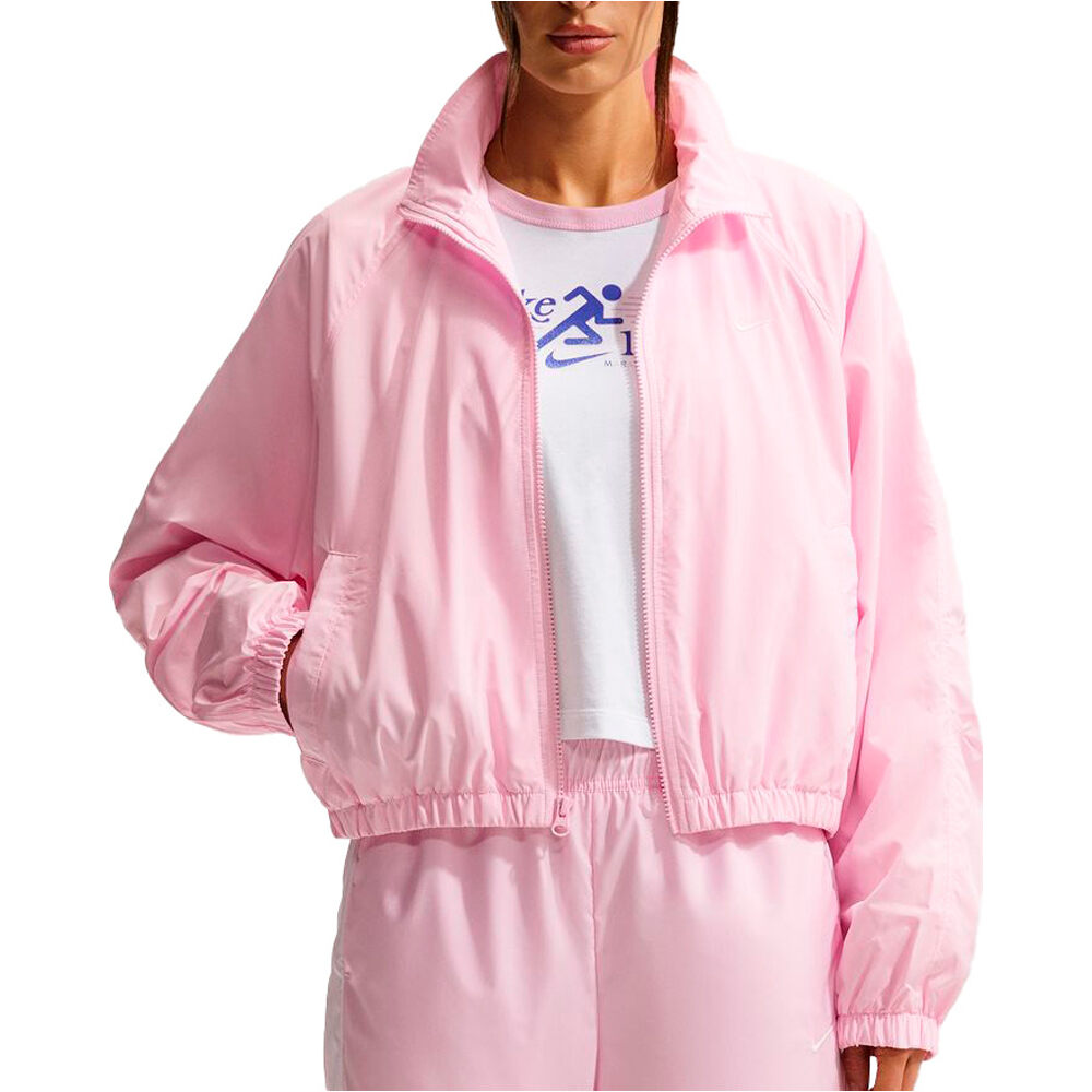 Nike sudadera mujer W NSW CLSSC UV TRACK JKT vista frontal