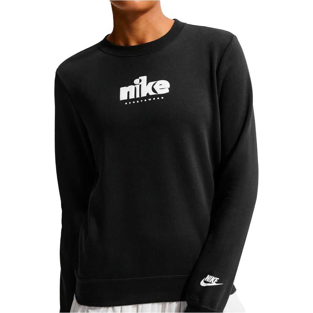 Nike sudadera mujer W NSW CLUB FLC STD GX CREW vista detalle