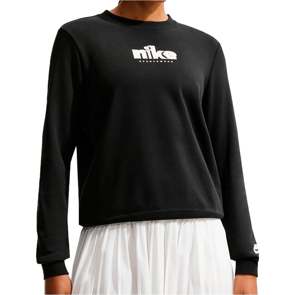 Nike sudadera mujer W NSW CLUB FLC STD GX CREW vista frontal