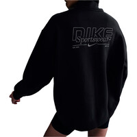 Nike sudadera mujer W NSW FLC QZ GLS vista trasera