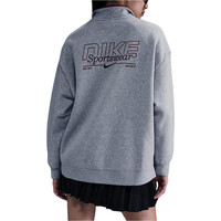 Nike sudadera mujer W NSW FLC QZ GLS vista trasera