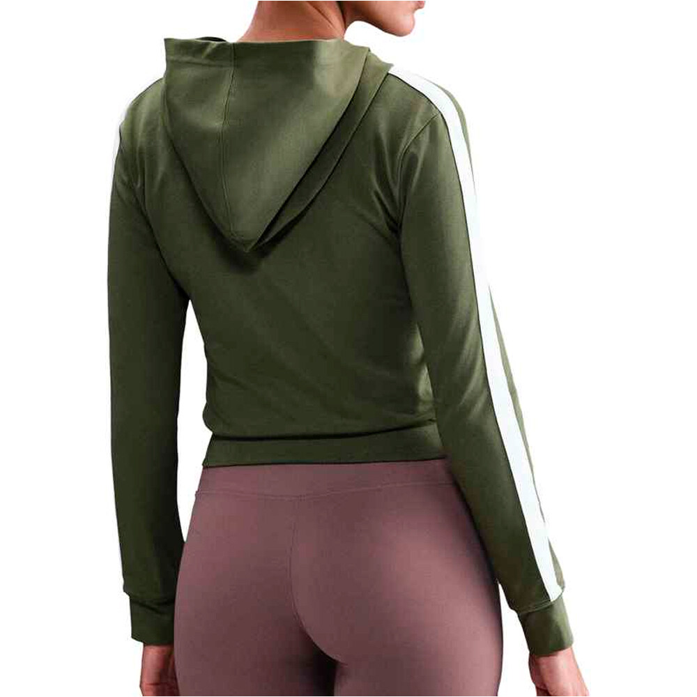 Nike sudadera mujer W NSW FZ HD LS TOP GLS vista trasera