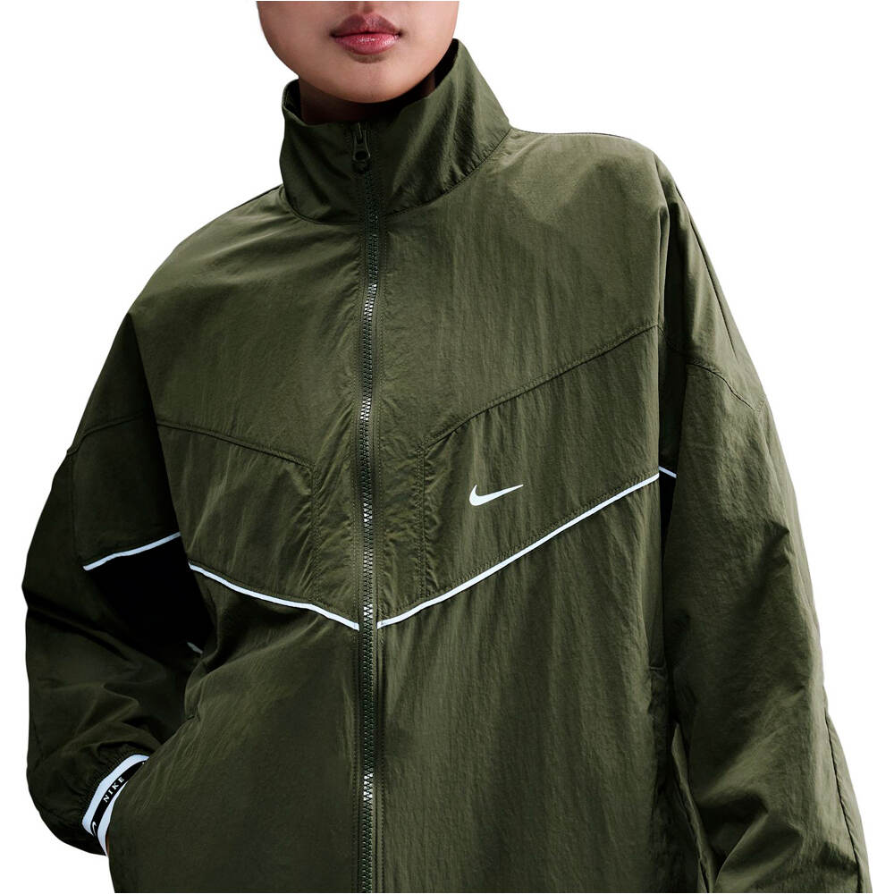 Nike sudadera mujer W NSW JKT WVN GLS vista detalle