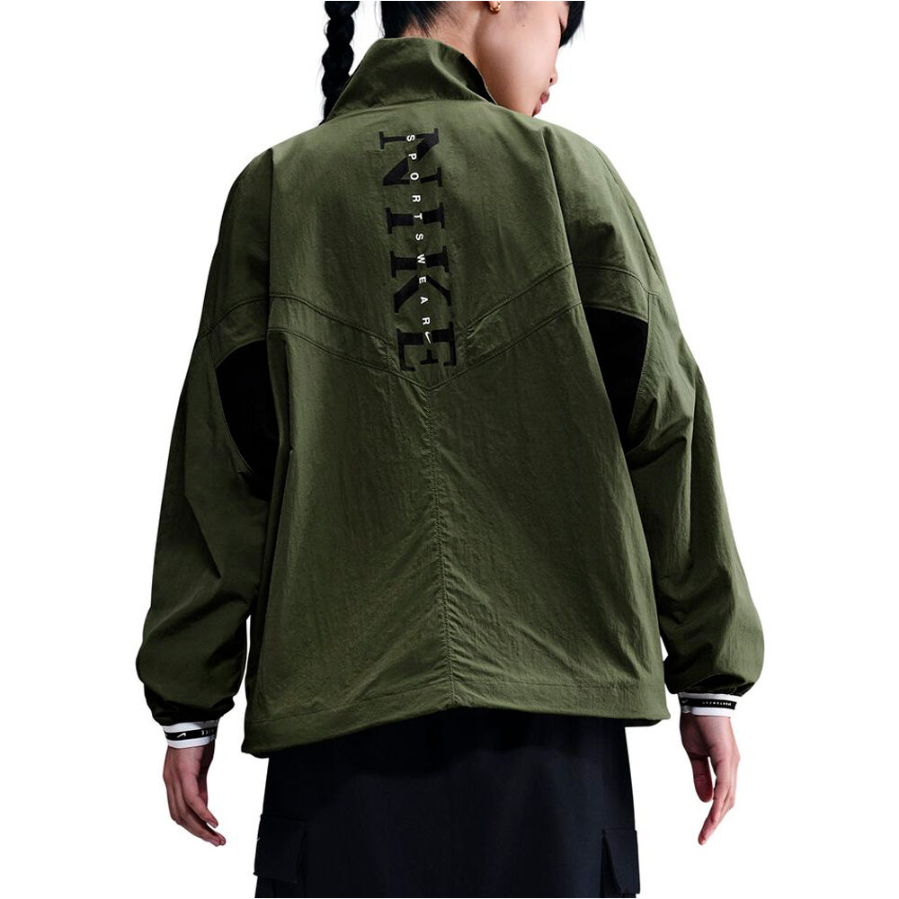 Nike sudadera mujer W NSW JKT WVN GLS vista trasera