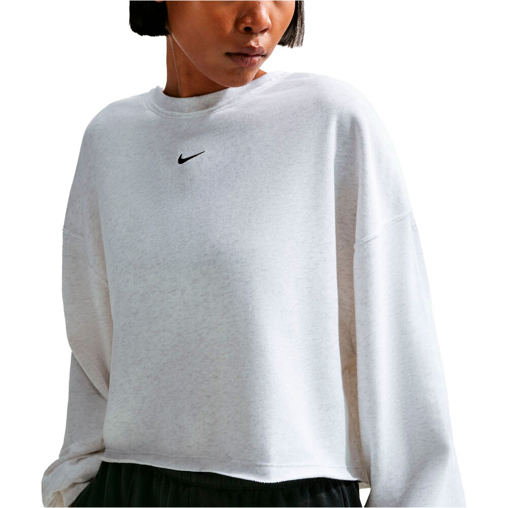 Nike sudadera mujer W NSW NK CHILL FT CREW vista detalle