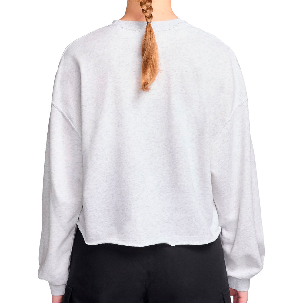 Nike sudadera mujer W NSW NK CHILL FT CREW vista trasera