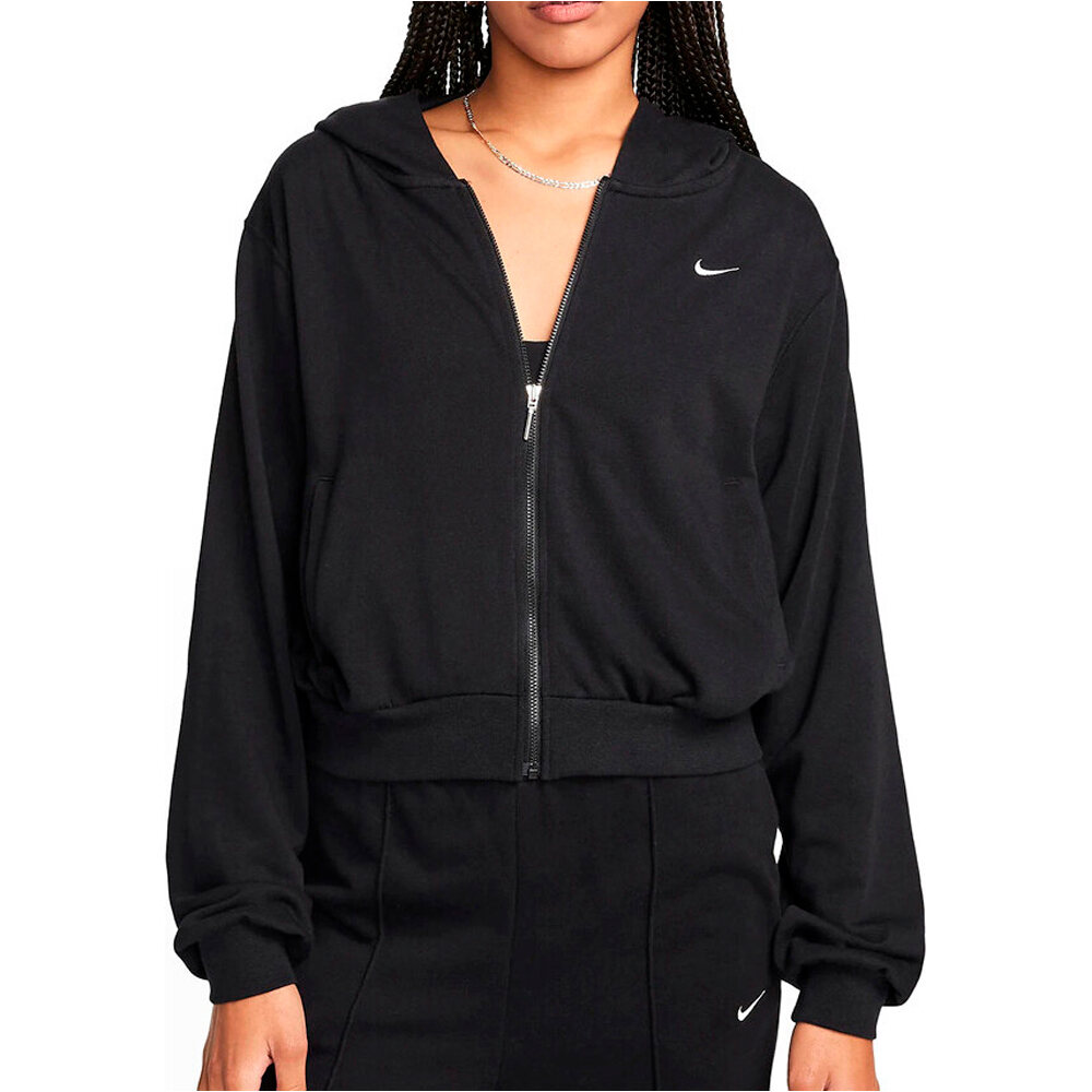 Nike sudadera mujer W NSW NK CHLL FT FZ HDY vista frontal
