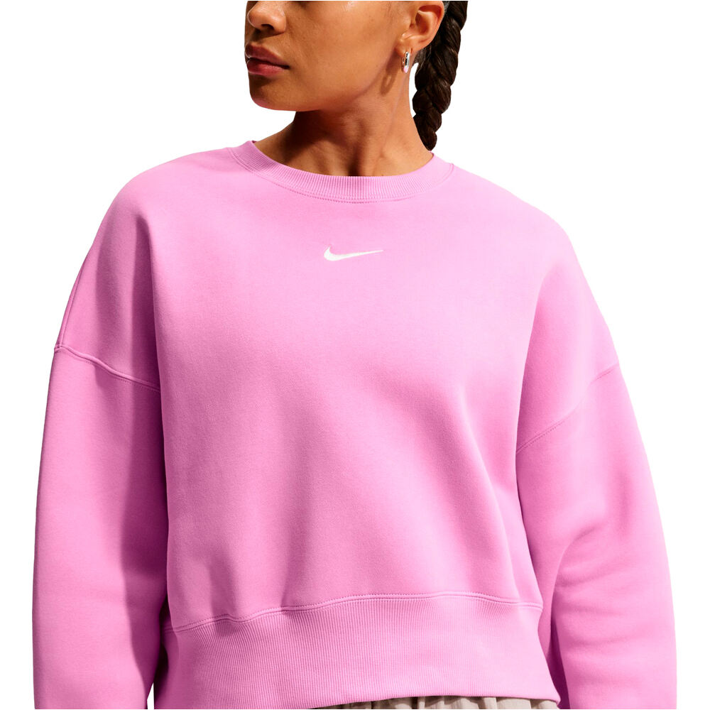 Nike sudadera mujer W NSW PHNX FLC OOS CREW vista detalle