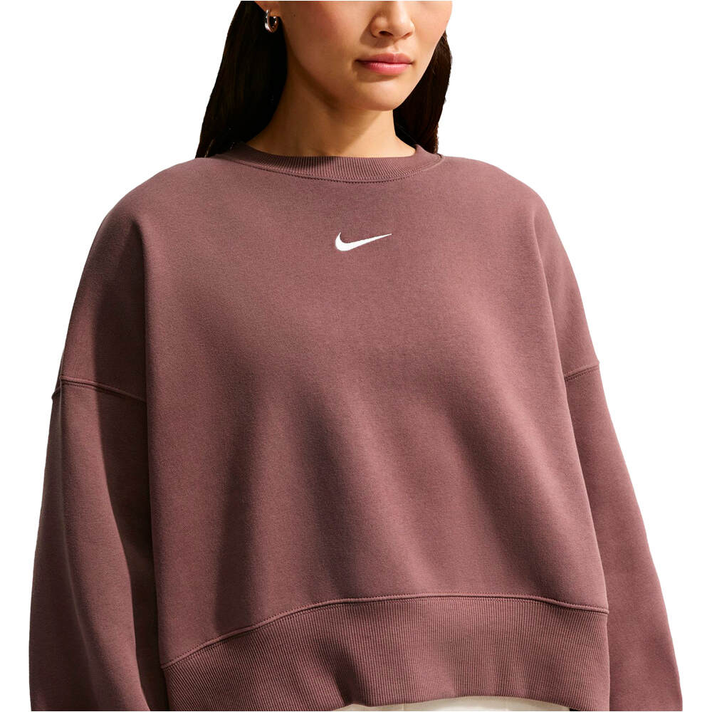 Nike sudadera mujer W NSW PHNX FLC OOS CREW vista detalle