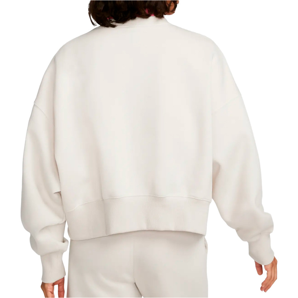 Nike sudadera mujer W NSW PHNX FLC OOS CREW vista trasera