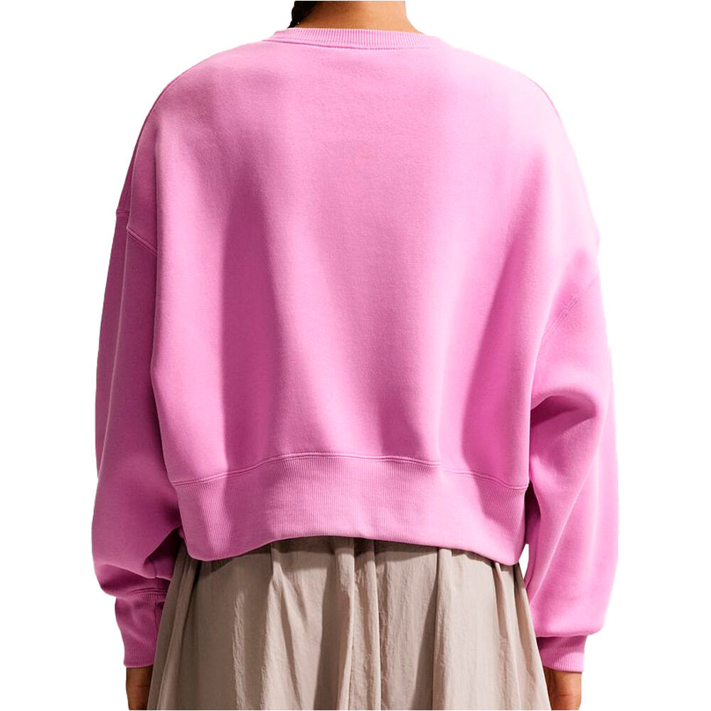 Nike sudadera mujer W NSW PHNX FLC OOS CREW vista trasera