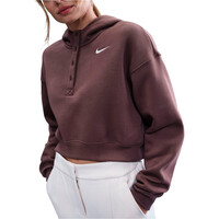Nike sudadera mujer W NSW PHNX FLC OS CRP HNLY HDY vista detalle