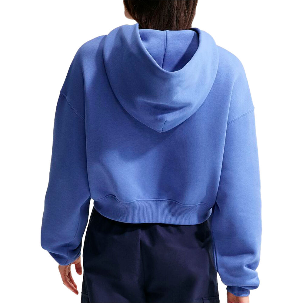 Nike sudadera mujer W NSW PHNX FLC OS CRP HNLY HDY vista trasera